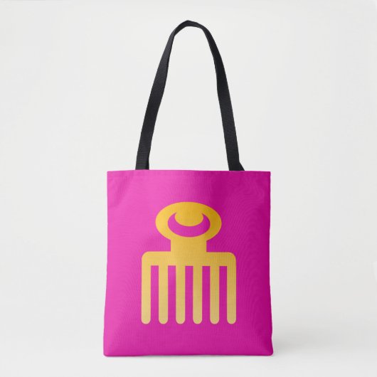Afrikaanse Print Tote Bag (Voorkant)