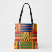 Afrikaanse print tote bag (Voorkant)