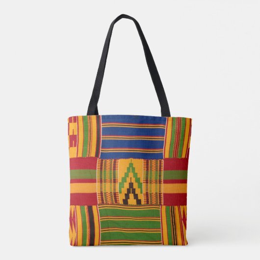 Afrikaanse print tote bag (Achterkant)