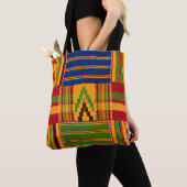 Afrikaanse print tote bag (Dichtbij)