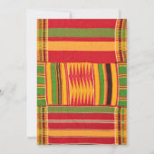 Afrikaanse Print Uitnodigingen & Aankondigingen (Achterkant)