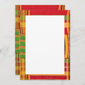 Afrikaanse Print Uitnodigingen & Aankondigingen (Voorkant / Achterkant)