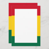 Afrikaanse Print Uitnodigingen & Aankondigingen (Voorkant / Achterkant)