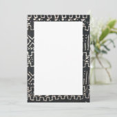 Afrikaanse Print Uitnodigingen & Aankondigingen (Staand voorkant)