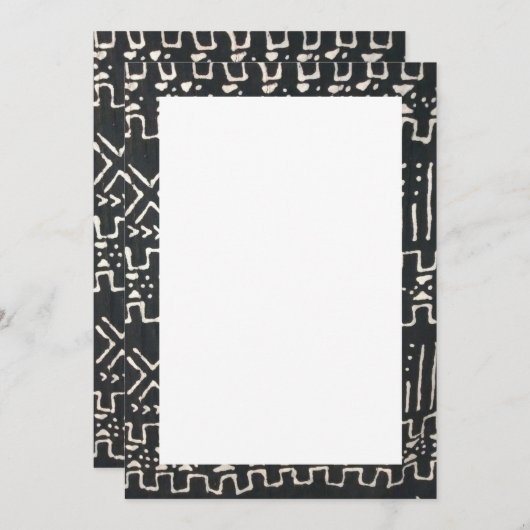 Afrikaanse Print Uitnodigingen & Aankondigingen (Voorkant / Achterkant)