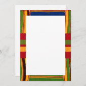 Afrikaanse Print Uitnodigingen & Aankondigingen (Voorkant / Achterkant)