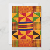 Afrikaanse Print Uitnodigingen & Aankondigings (Achterkant)