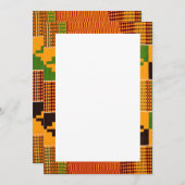 Afrikaanse Print Uitnodigingen & Aankondigings (Voorkant / Achterkant)