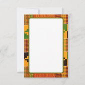 Afrikaanse Print Uitnodigingen & Aankondigings (Voorkant)