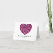 Afrikaanse Proverb Folded Note Kaart (Voorkant)