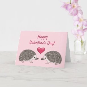 Afrikaanse Pygmy Egel - Fijne Valentijnsdag Kaart