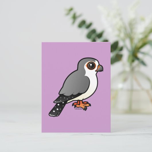 Afrikaanse Pygmy Falcon Briefkaart (Staand voorkant)