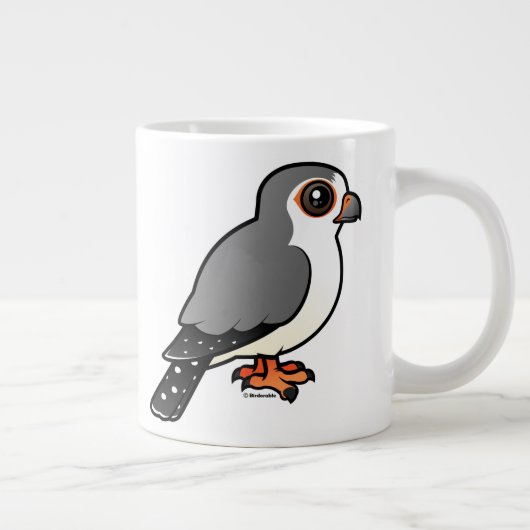 Afrikaanse Pygmy Falcon Grote Koffiekop (Rechts)