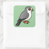Afrikaanse Pygmy Falcon Vierkante Sticker (Tas)