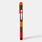 Afrikaanse Rasta Reggae Kleuren Schotse Ruit Patro Case-Mate iPhone Case (Achterkant / Links)