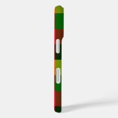 Afrikaanse Rasta Reggae Kleuren Schotse Ruit Patro Case-Mate iPhone Case (Achterkant / Rechts)