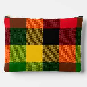 Afrikaanse Rasta Reggae Kleuren Schotse Ruit Patro Etui