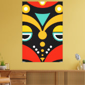 Afrikaanse Rasta-stam Canvas Afdruk (Insitu (Woonkamer))