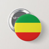 Afrikaanse Rasta vlag kleuren Ronde Button 5,7 Cm (Voorkant /achterkant)
