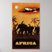 Afrikaanse reisposter poster (Voorkant)