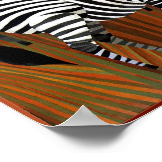 Afrikaanse reisposter poster (Hoek)