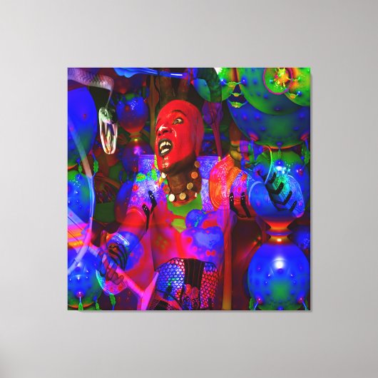 Afrikaanse Ridder Canvas Afdruk (Voorkant)