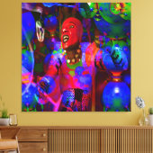 Afrikaanse Ridder Canvas Afdruk (Insitu (Woonkamer))