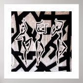 Afrikaanse ritmnatie onder de grove poster (Voorkant)