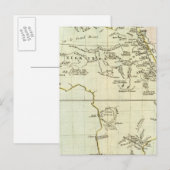 Afrikaanse rivier en bergen briefkaart (Voorkant / Achterkant)