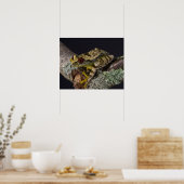 Afrikaanse Rode Oog Boomkikker, Leptopelis Poster (Keuken)