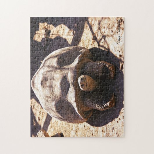 Afrikaanse rode schildpad legpuzzel (Verticaal)