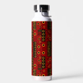 Afrikaanse Rode Zonneuitbarsting Stam- Patchwork W Waterfles (Links)