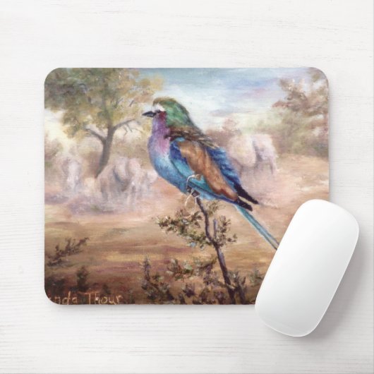 Afrikaanse Roller Muismat (Met muis)