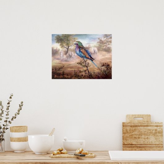 Afrikaanse Roller Poster (Keuken)