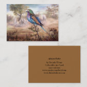 Afrikaanse Roller Visitekaartje (Voorkant / Achterkant)