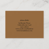 Afrikaanse Roller Visitekaartje (Achterkant)