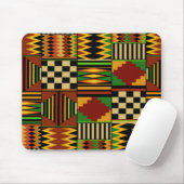 Afrikaanse Royal Kente Cloth Design Muismat (Met muis)