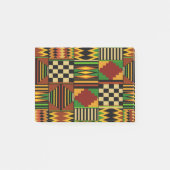 Afrikaanse Royal Kente Cloth Design Post-it® Notes (Voorkant)