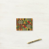 Afrikaanse Royal Kente Cloth Design Post-it® Notes (Op bureau)