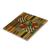 Afrikaanse Royal Kente Cloth Design Tegeltje (Zijkant)