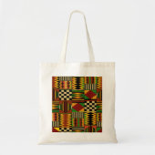 Afrikaanse Royal Kente Cloth Design Tote Bag (Voorkant)