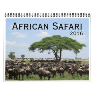 afrikaanse safari 2016 kalender