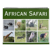 Afrikaanse Safari 2025 groot Kalender (Hoes)