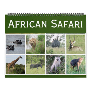 Afrikaanse safari 2026 groot kalender
