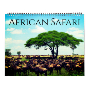 Afrikaanse safari 2027 groot kalender