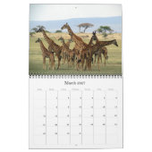 Afrikaanse safari 2027 kalender (Mar 2027)