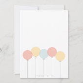 Afrikaanse Safari Birthday Uitnodiging (Achterkant)