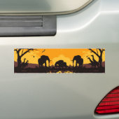 Afrikaanse safari-Bumpersticker Bumpersticker (Op auto)