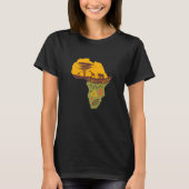 Afrikaanse Safari Dames T-Shirt (Voorkant)