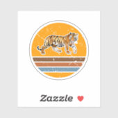Afrikaanse Safari Dierenvriend Gift Tiger. Perfect Sticker (Vel)
